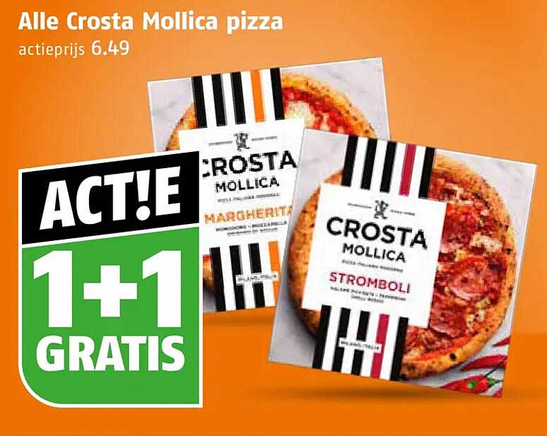 Alle Crosta Mollica pizza 1+1 gratis