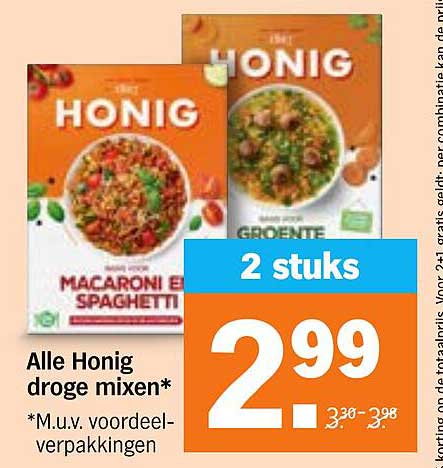 Alle Honig droge mixen*