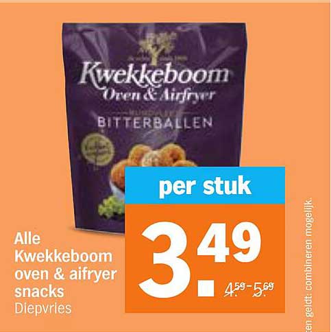 Alle Kwekkeboom oven & airfryer snacks