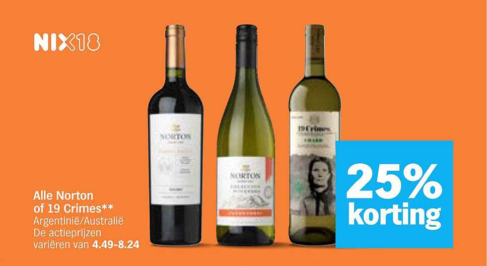 Alle Norton of 19 Crimes** Argentinië/Australië 25% korting