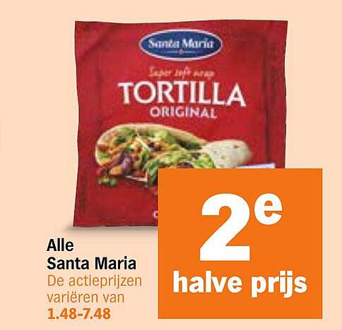 Alle Santa Maria 2e halve prijs