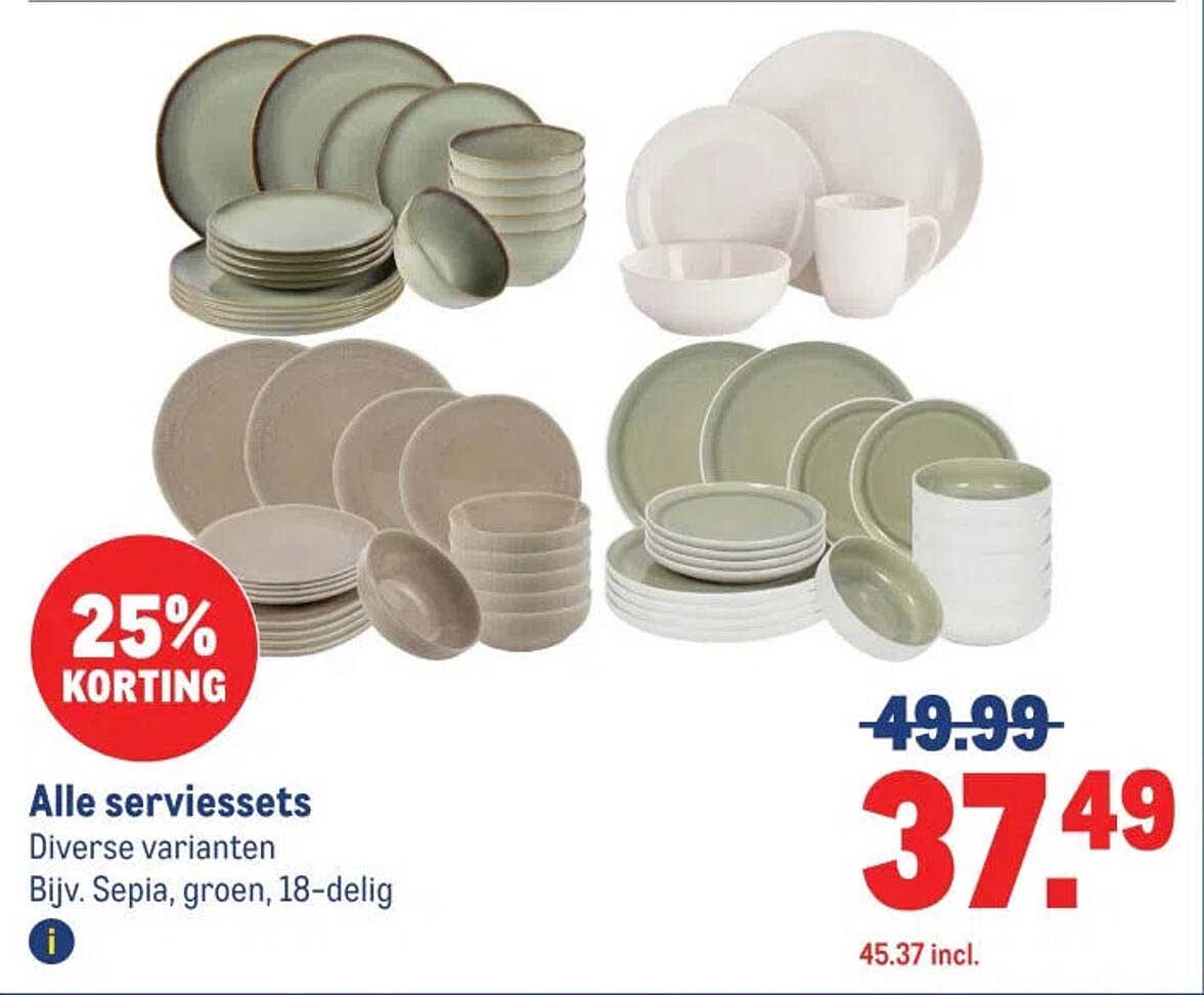Alle serviessets