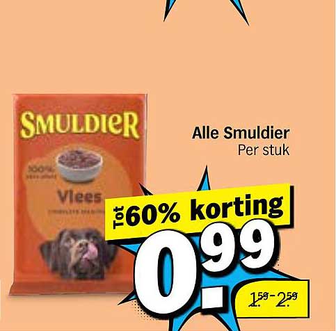 Alle Smuldier Per stuk tot 60% korting