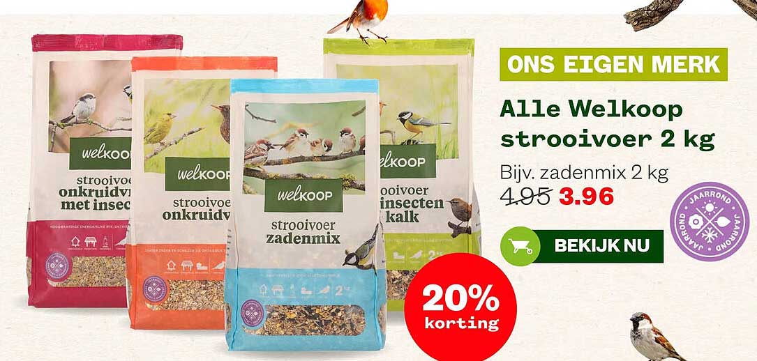 Alle Welkoop strooivoer 2 kg