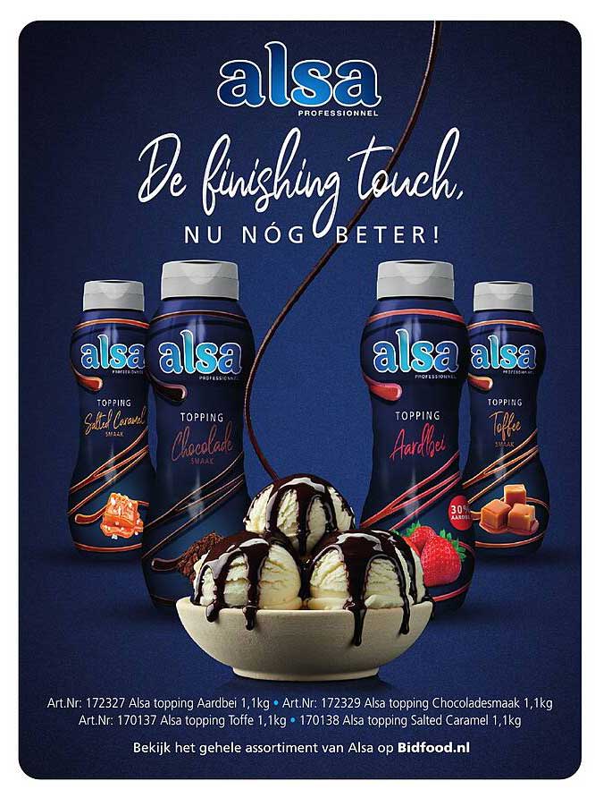 Alsa topping Aardbei, 1,1kg