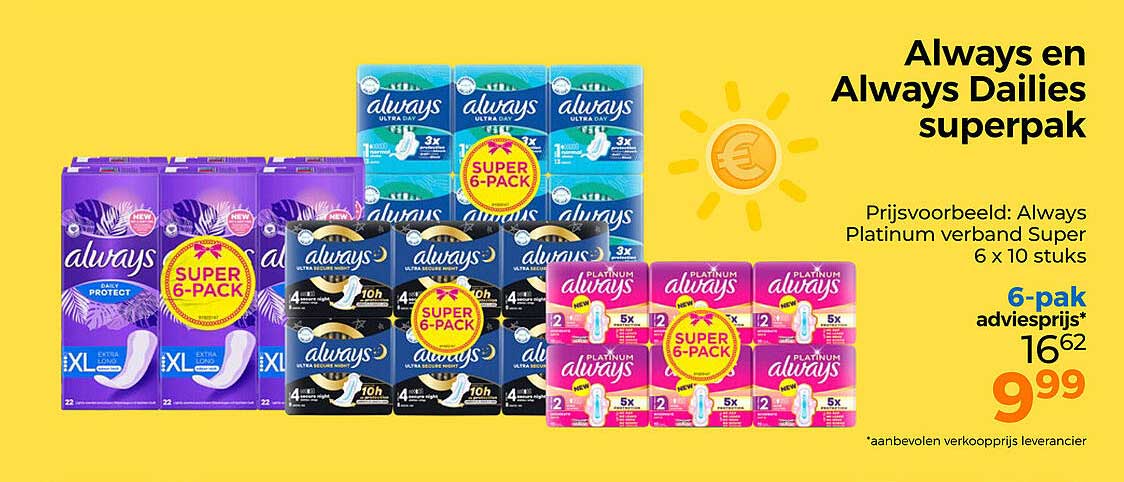 Always en Always Dailies superpak