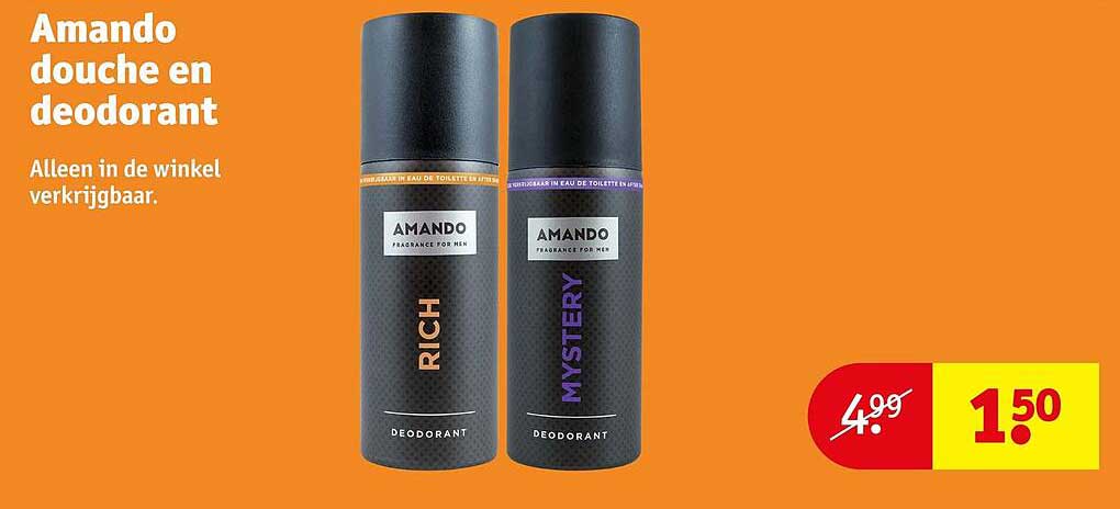 Amando douche en deodorant