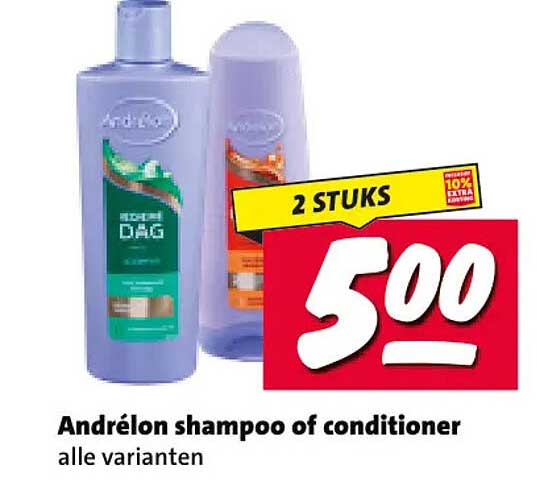 Andrélon shampoo of conditioner alle varianten 2 stuks
