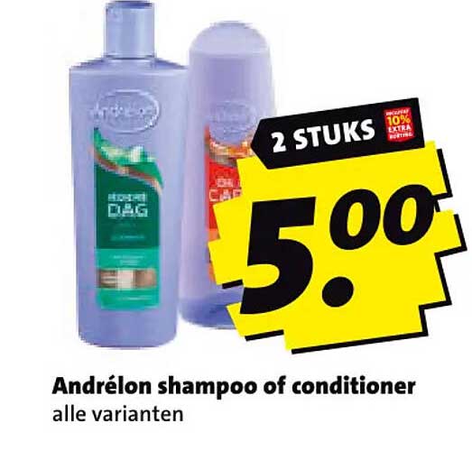 Andrélon shampoo of conditioner alle varianten 2 STUKS