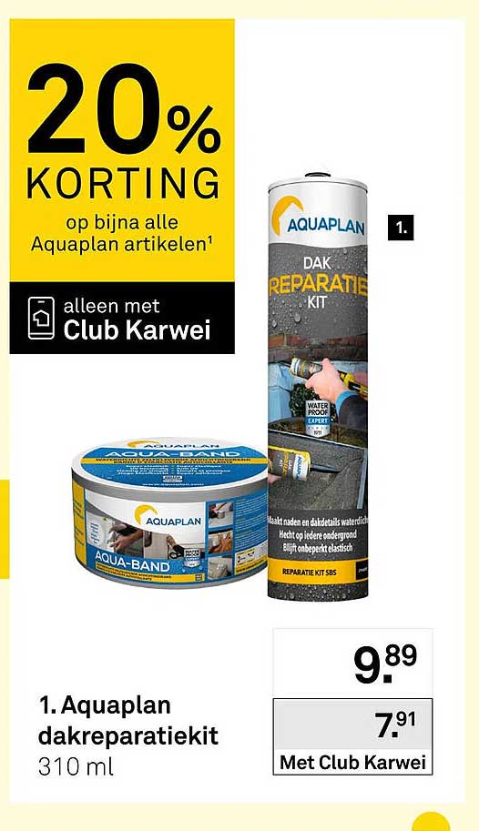 Aquaplan dakreparatiekit 310 ml