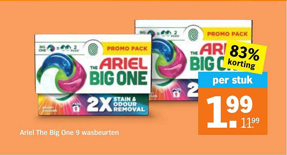 Ariel The Big One 9 wasbeurten