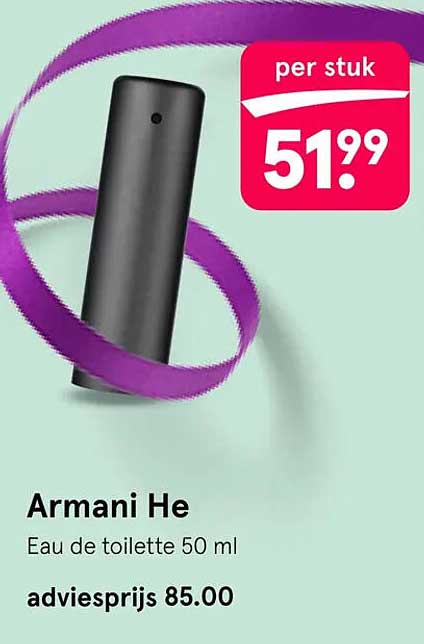 Armani He Eau de toilette 50 ml