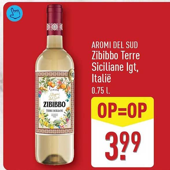 AROMI DEL SUD Zibibbo Terre Siciliane Igt, Italië 0.75 l OP=OP
