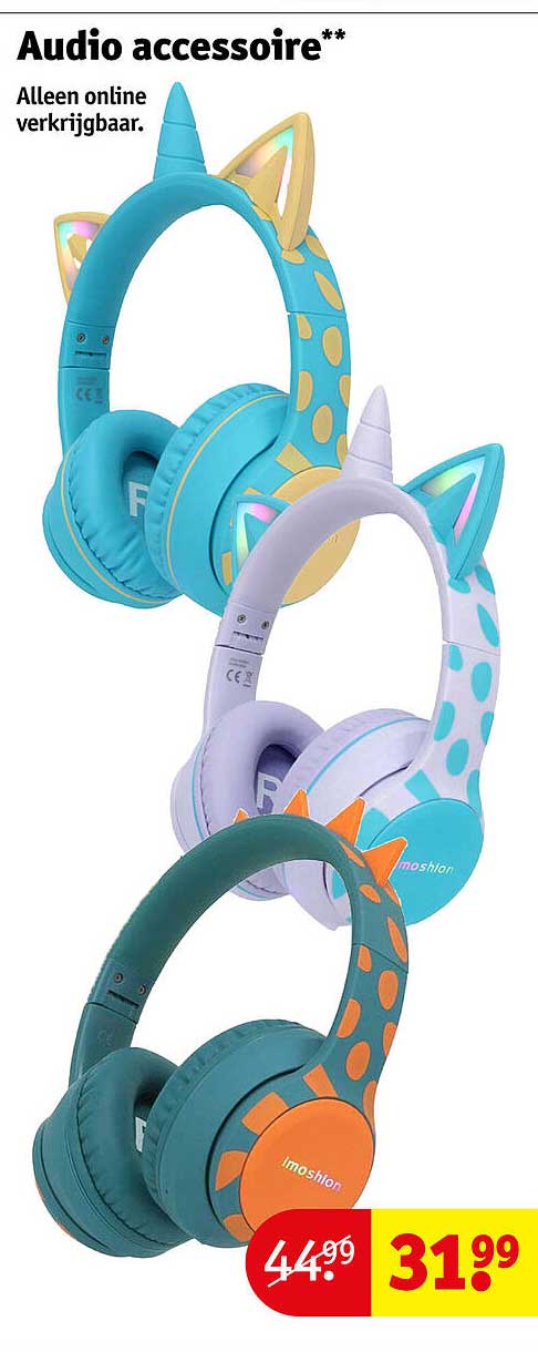 Audio accessoire** Alleen online verkrijgbaar.