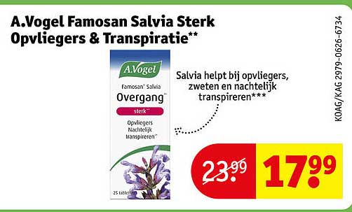 A.Vogel Famosan Salvia Sterk Opliegers & Transpiratie**