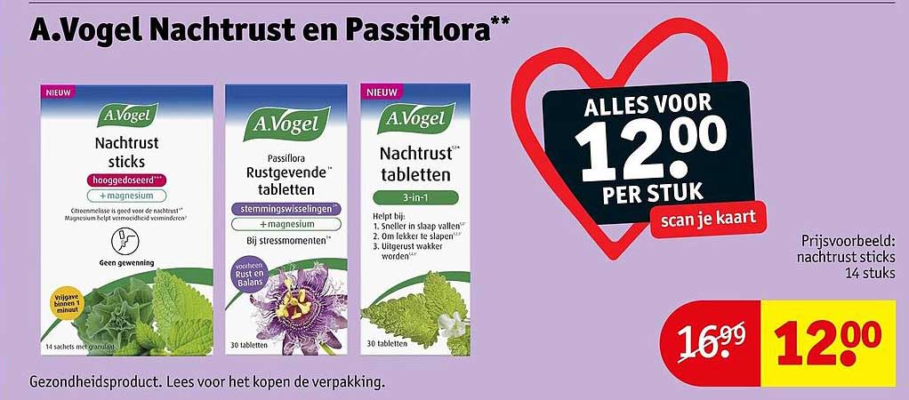 A.Vogel Nachtrust en Passiflora**
