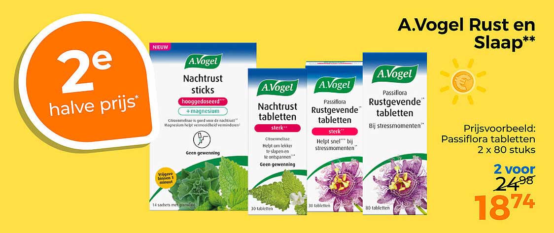 A.Vogel Rust en Slaap** 2e halve prijs