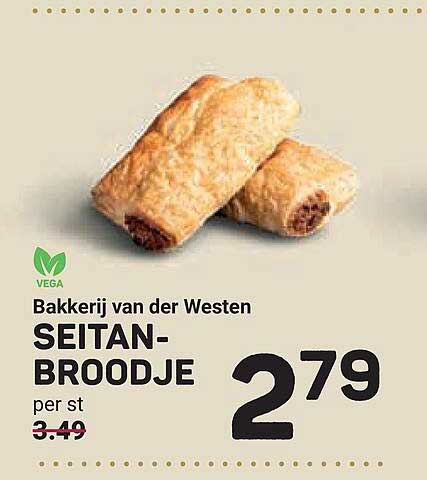 Bakkerij van der Westen SEITAN-BROODJE
