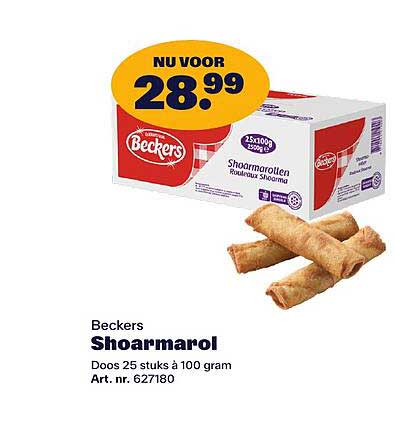 Beckers Shoarmarol