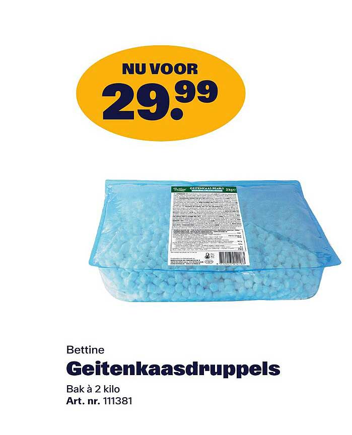 Bettine Geitenkaasdruppels