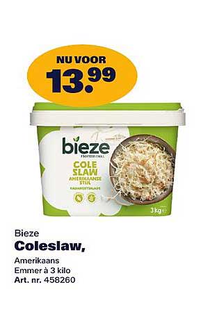 Bieze Coleslaw, Amerikaans