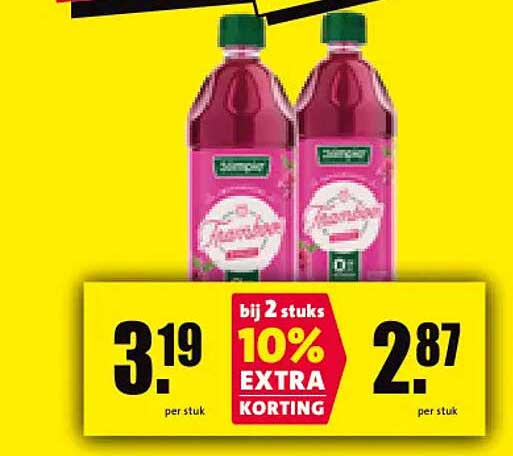 bij 2 stuks 10% EXTRA KORTING