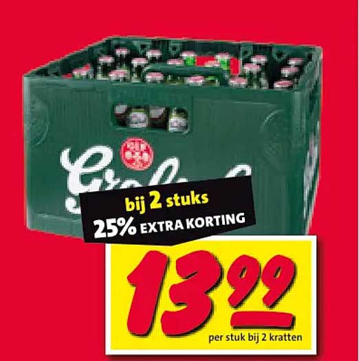 bij 2 stuks 25% EXTRA KORTING