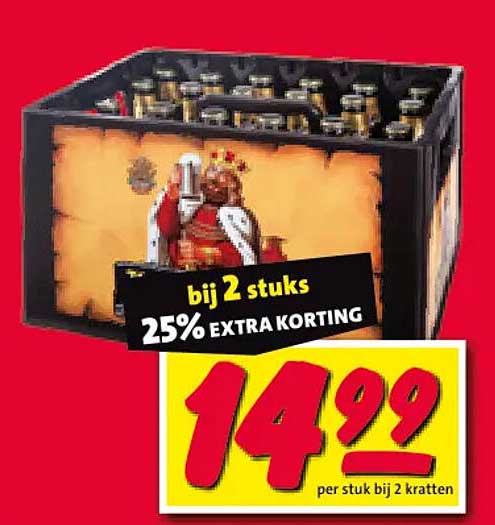 bij 2 stuks 25% EXTRA KORTING