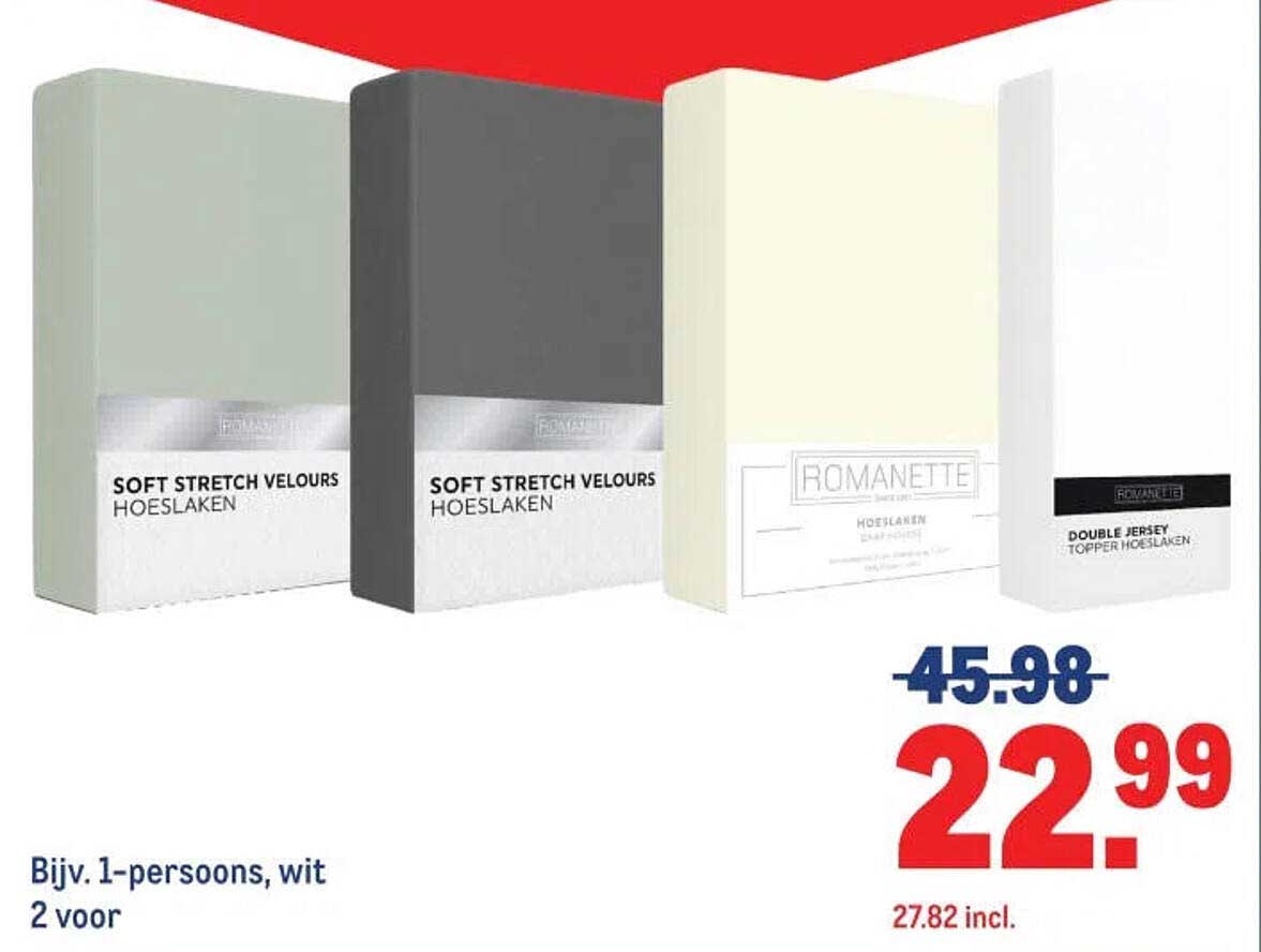 Bijv. 1-persoons, wit 2 voor