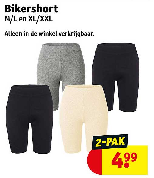 Bikershort M/L en XL/XXL 2-PAK