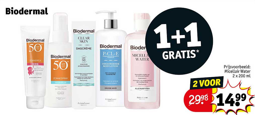 Biodermal 1+1 GRATIS*