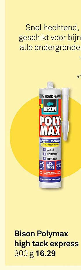Bison Polymax high tack express