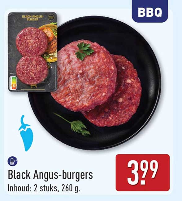 Black Angus-burgers
