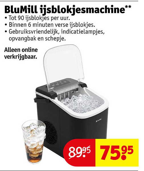 BluMill ijsblokjesmachine**