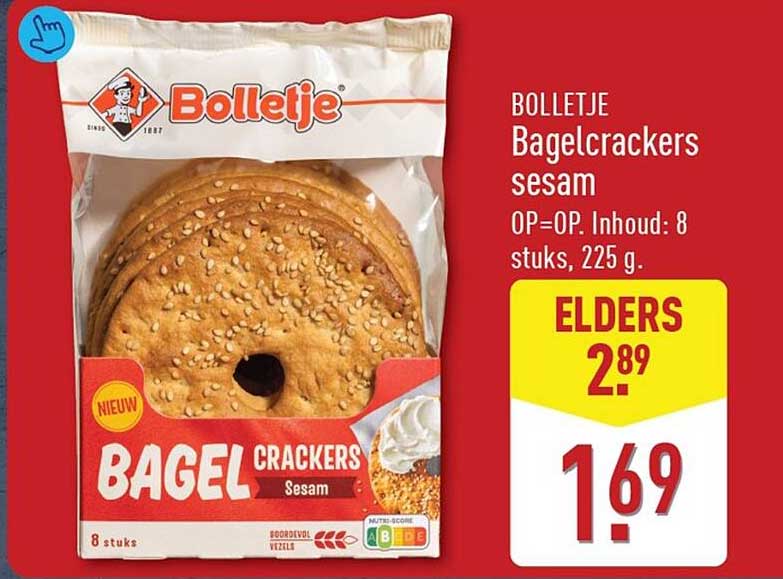 BOLLETJE Bagelcrackers sesam