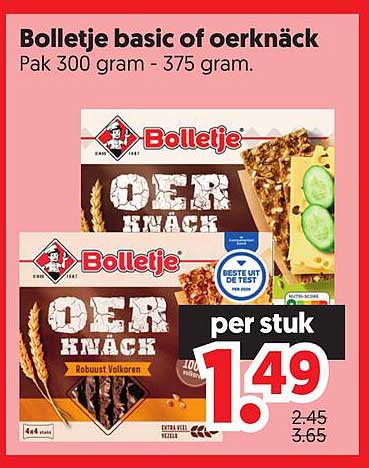 Bolletje basic of oerknäck