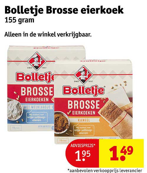 Bolletje Brosse eierkoek 155 gram