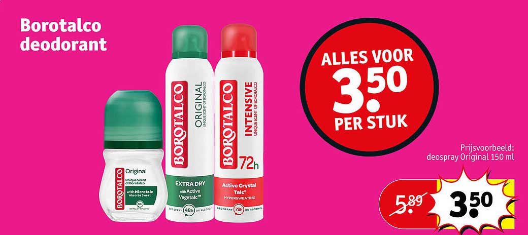 Borotalco deodorant