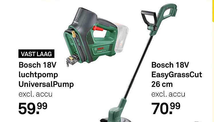 Bosch 18V luchtpomp UniversalPump excl. accu