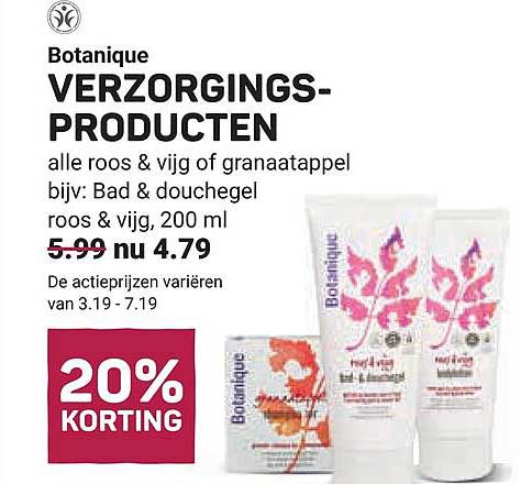 Botanique VERZORGINGSPRODUCTEN
