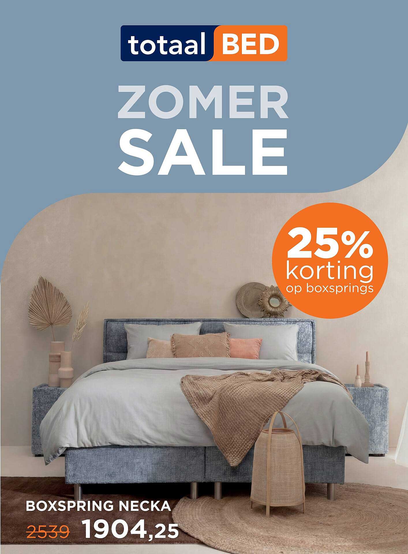 BOXSPRING NECKA 25% korting op boxsprings