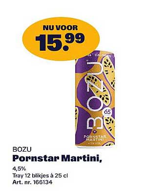 BOZU Pornstar Martini, 4,5%