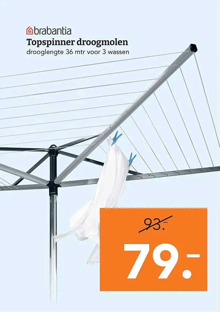 Brabantia Topspinner droogmolen