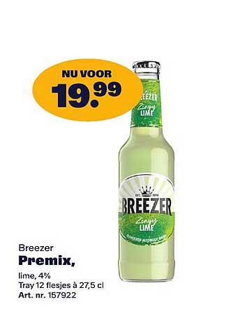 Breezer Premix, lime, 4%