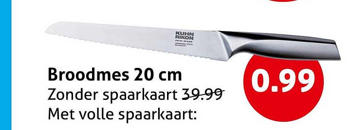 Broodmes 20 cm