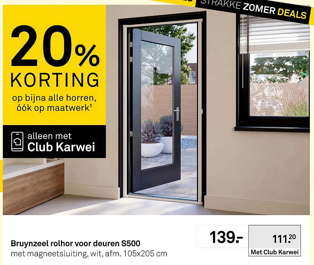 Bruynzeel rolhor voor deuren S500