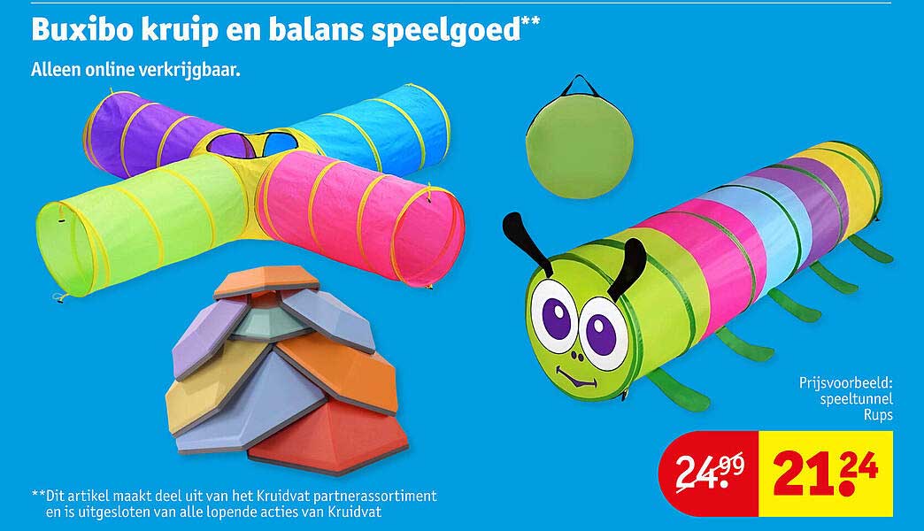 Buxibo kruip en balans speelgoed**