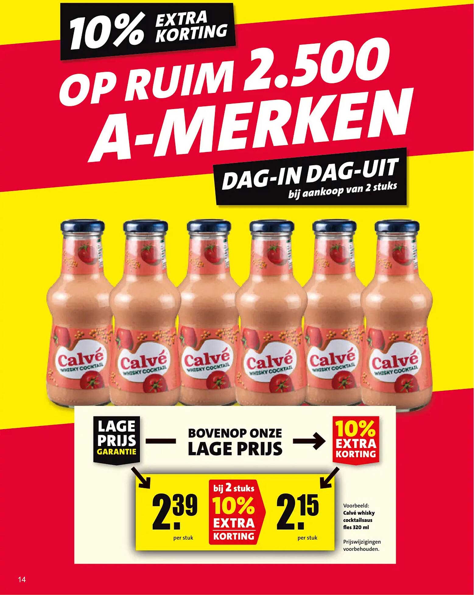 Calvé whisky cocktailsaus fles 320 ml 10% extra korting