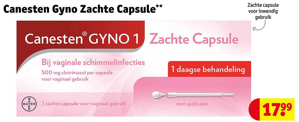 Canesten Gyno Zachte Capsule**