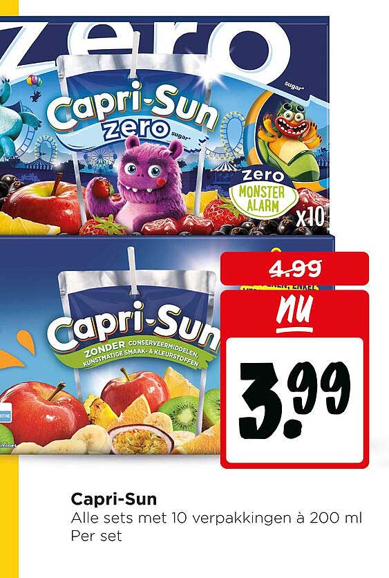 Capri-Sun Alle sets met 10 verpakkingen à 200 ml Per set